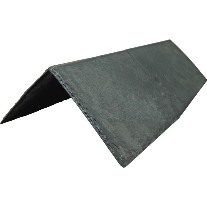 Tapco Slate Coachman Grey Composite Pitched Roof Ridge Cap - Length 445m x Width 150mm