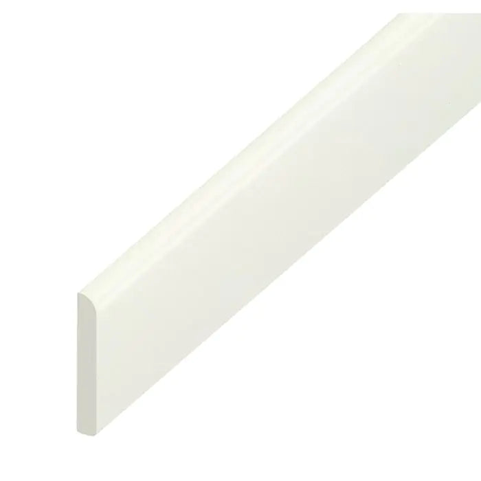 UPVC Multi-Purpose Trim - White Ash, 5m x 65mm