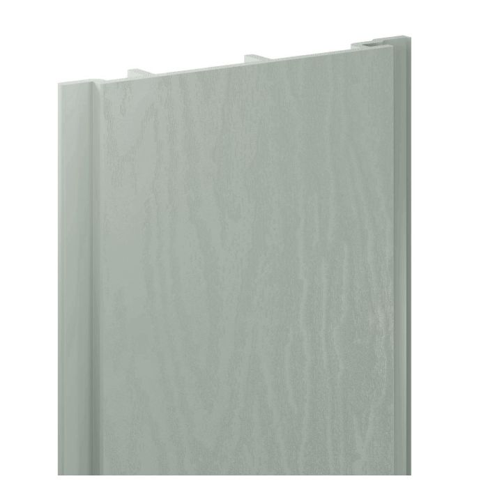 Soft Green Vertical Coastline Composite Cladding - Length 5m x Width 180mm