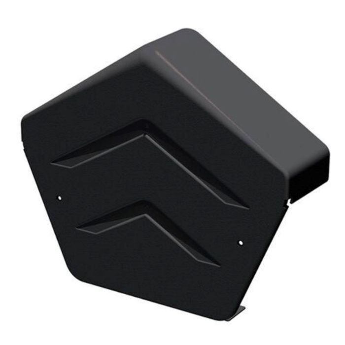 Black Manthorpe Dry Verge Angled Ridge Cap - 226mm x 265mm