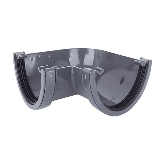 Anthracite Grey Deepflow Guttering 90° Angle - 114mm