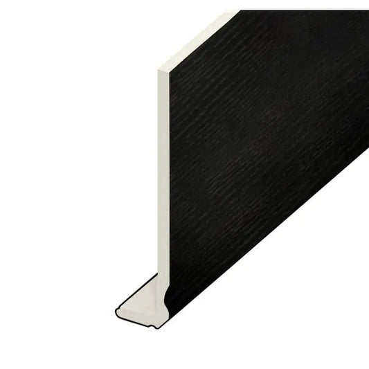 UPVC Fascia Capping Board – Black Ash, 5m x 200mm (Ogee)