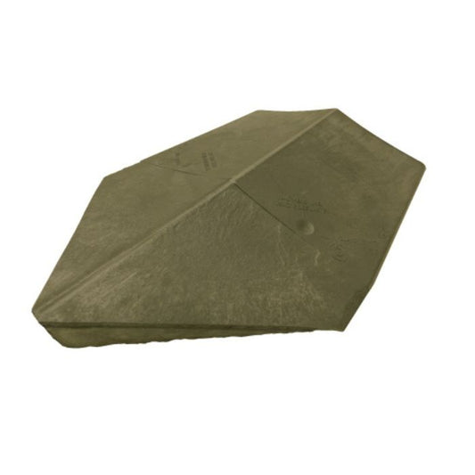 Olive Green Tapco Slate Classic Edwardian Conservatory Hip End Cap - 430mm x 320mm
