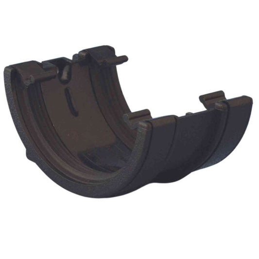 Cast Iron Effect Half Round Guttering Union Bracket - 112mm