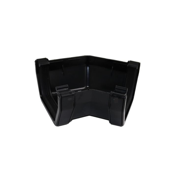 Black Square Guttering 135° Angle - 114mm