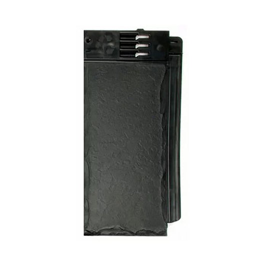 Anthracite Black Envirotile Plastic Lightweight Roof Slate Half Tile - Length 365mm x Width 175mm