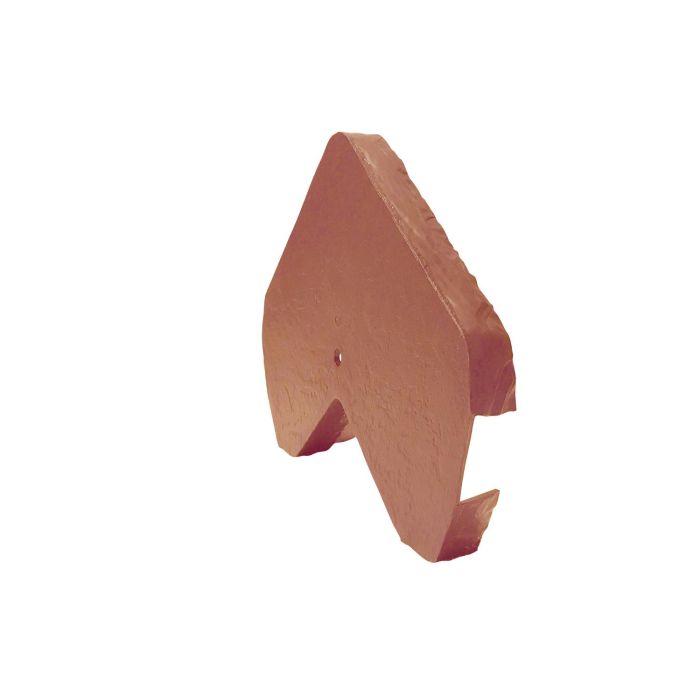 Terracotta Envirotile Plastic Lightweight Slate Gable End Cap - Length 178mm x Width 325mm