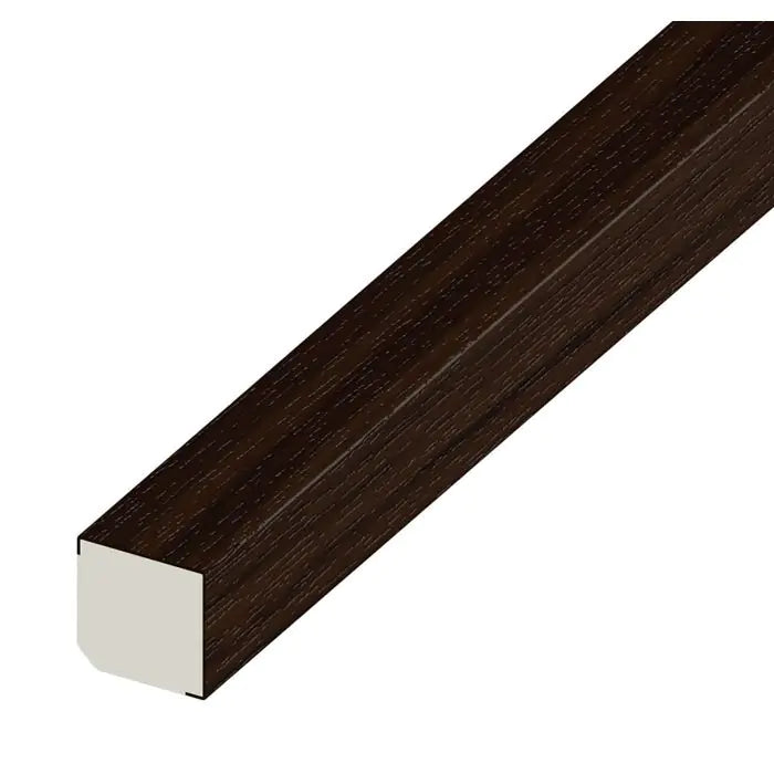 UPVC Square Section Trim - Rosewood, 5m x 20mm