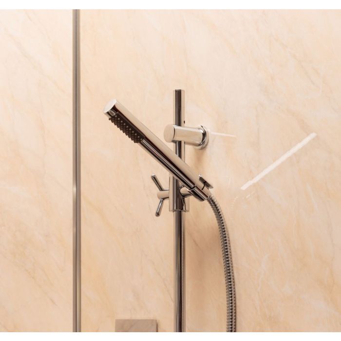Storm Pergamon Marble 10mm Bathroom Cladding Panel - 2.4m x 1m