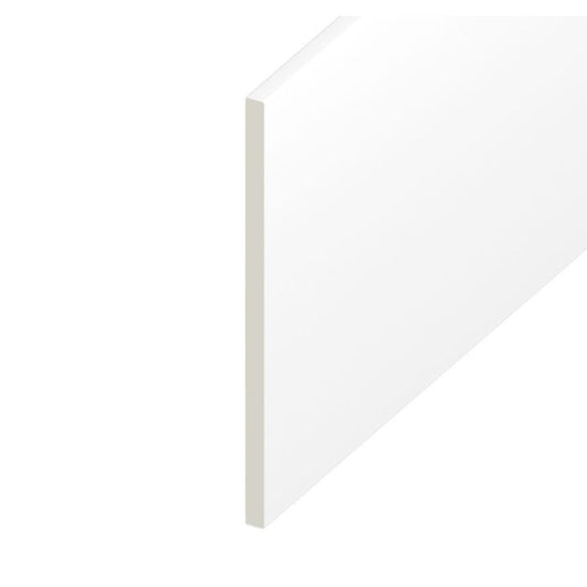 White Smooth Flat Board - Length 5m x Width 225mm