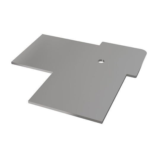 Moondust Grey Horizontal Coastline Cladding 90° External Corner End Cap