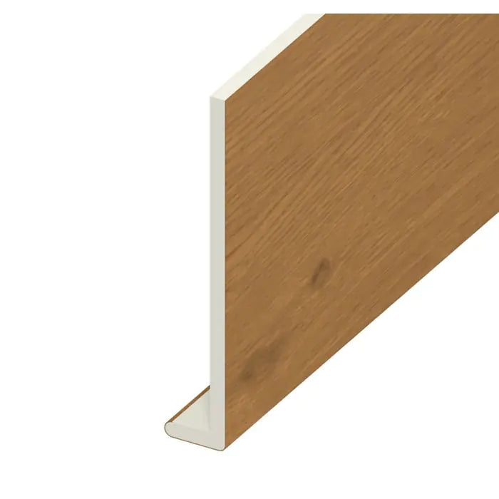 UPVC Fascia Capping Board – Irish Oak, 5m x 150mm (Standard)