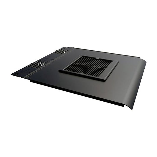 Slate Grey Envirotile Plastic Tile Cowl Vent - Length 365mm x Width 325mm