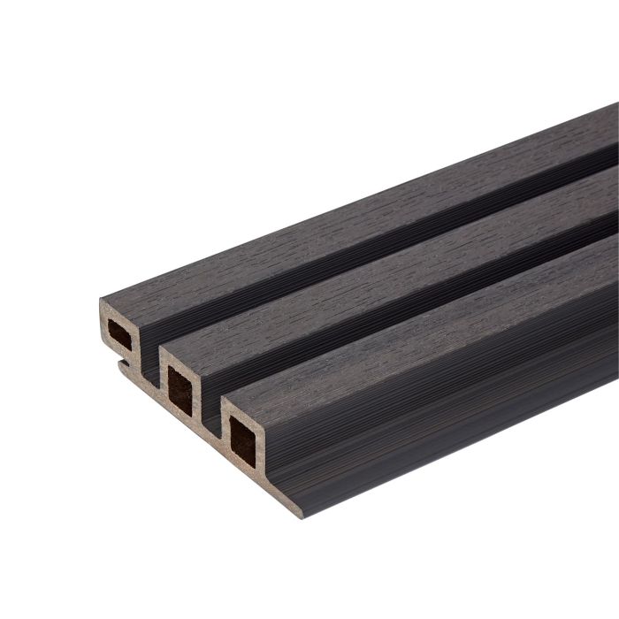 Argent Forma Slatted Composite Cladding Board - Length 3.6m x Width 120mm