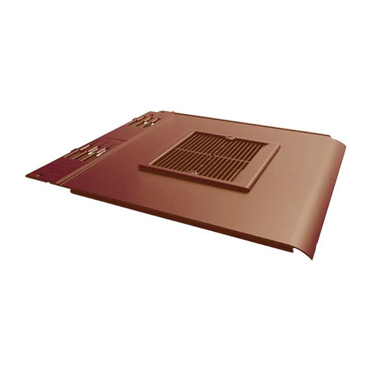 Terracotta Envirotile Plastic Tile Cowl Vent - Length 365mm x Width 325mm