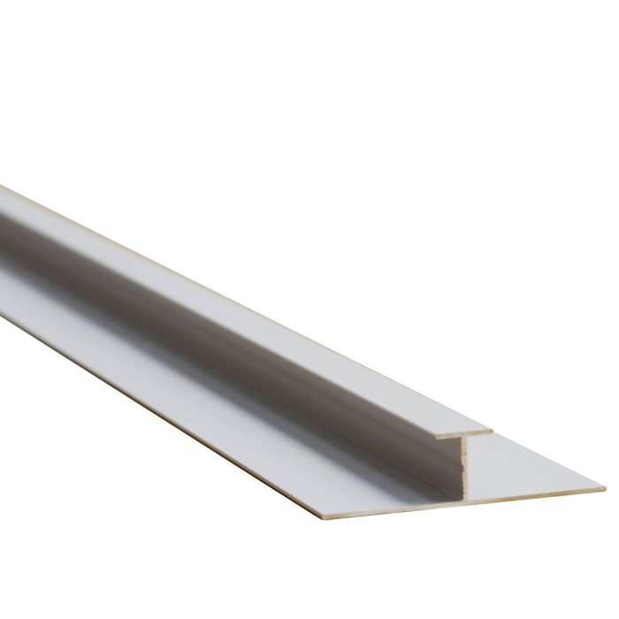 Satin Anodised Aluminium H Section Trim for 11mm Panel - 2.42m Length