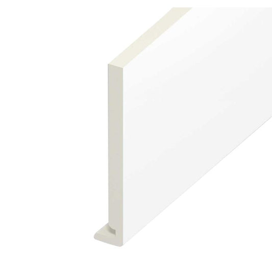 Eurocell White Fascia Board - L 5m x W 175mm