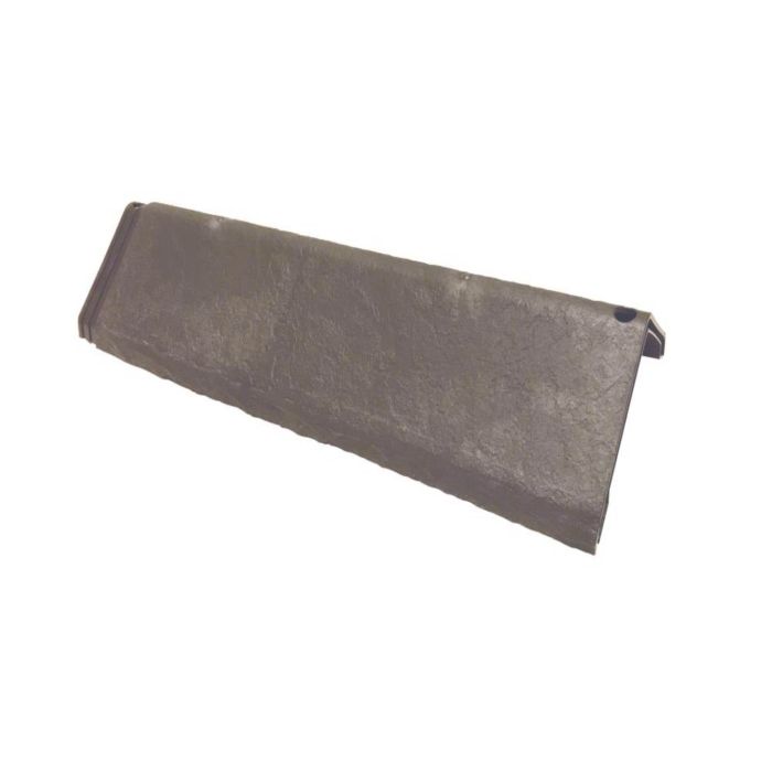 Brown Envirotile Plastic Lightweight Slate Hip Cap - Length 425mm x Width 165mm