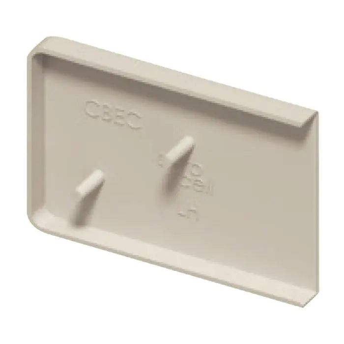 Fascia End Cap - Cream