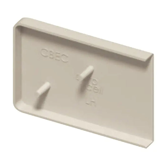 Fascia End Cap - Cream
