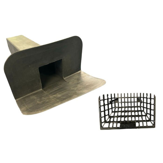 Elevate Rubbercover EPDM Wall Drain - 100mm x 65mm