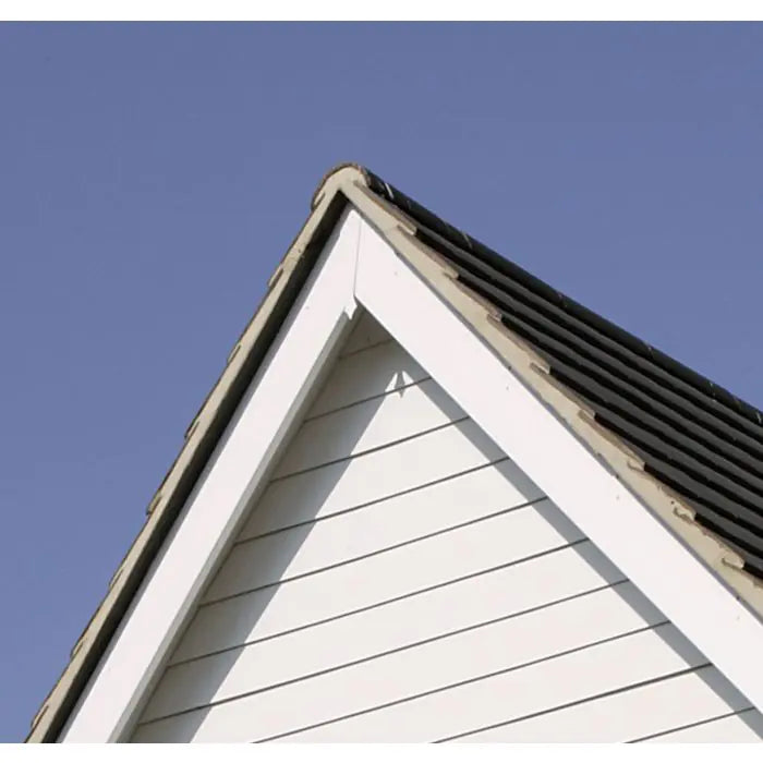 White Smooth Double Fascia Capping Board - Length 5m x Width 450mm