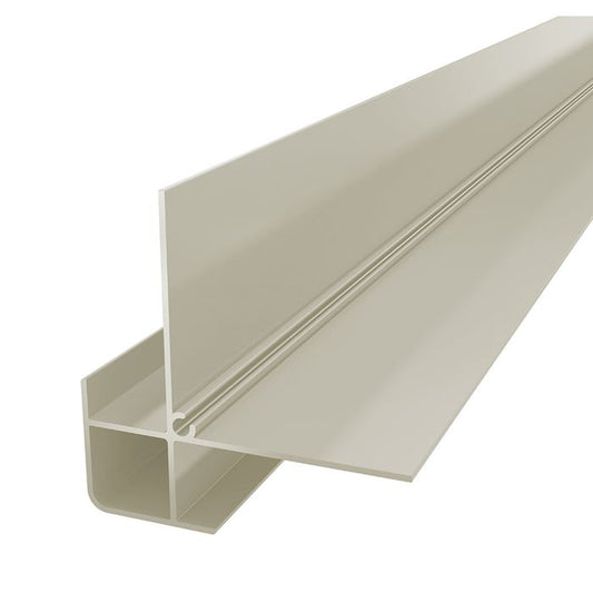 Oyster White Horizontal Coastline Cladding 90° External Corner - Length 5m