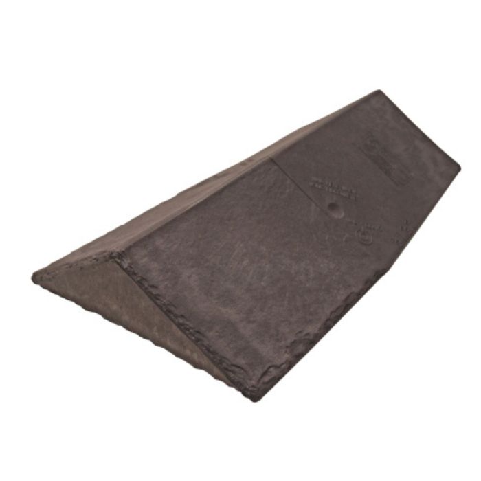 Pewter Grey Tapco Slate Classic Ridge 90° End Cap 30-34° Pitch - 445mm x 275mm