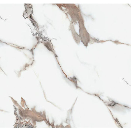 Guardian Neptune Super Matt Bronze Carrara Marble 10mm PVC Decor Cladding Panel - 2.4m x 1m