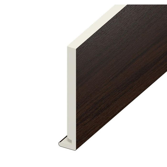 Eurocell Rosewood Woodgrain Fascia Board - L 5m x W 250mm