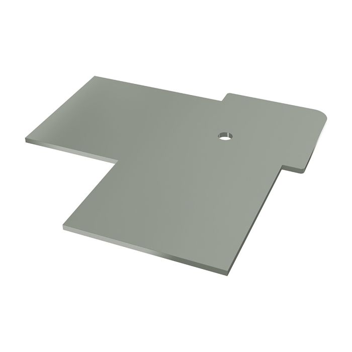 Soft Green Horizontal Coastline Cladding 90° External Corner End Cap