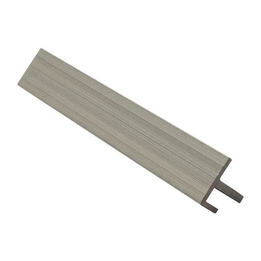 Silver Birch Forma Composite Cladding F Trim - Length 3.6m x Width 47mm