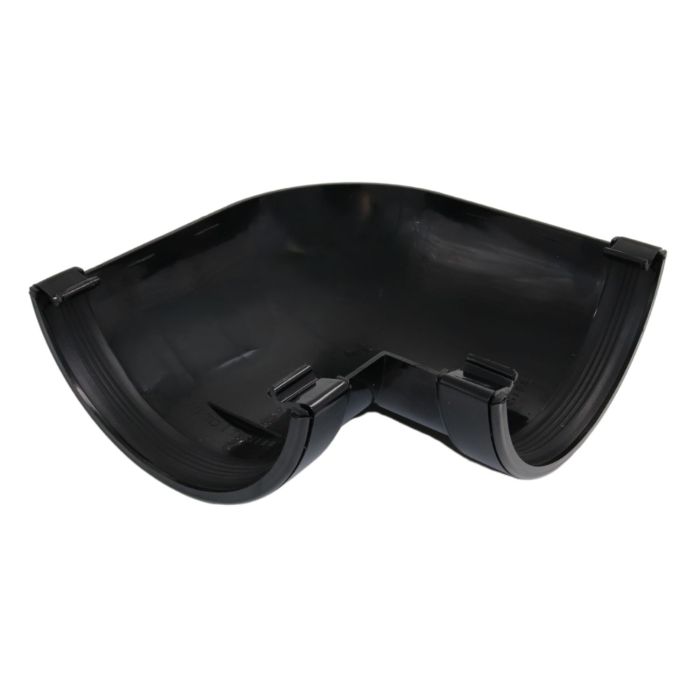 Black Commercial Guttering 90° Angle - 170mm