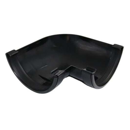 Black Commercial Guttering 90° Angle - 170mm