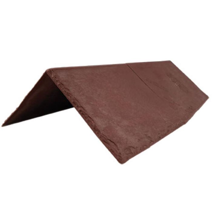 Red Rock Tapco Slate Lightweight Roof Tile Ridge and Hip Cap - Length 445mm x Width 150mm