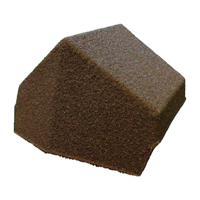 Metrotile Roof Burnt Umber Hip End Cap - Length 225mm x Width 225mm