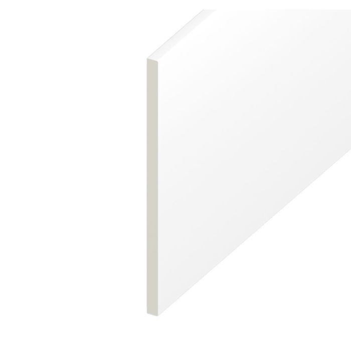 White Smooth Flat Board - Length 5m x Width 605mm