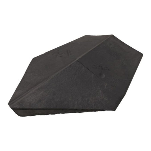 Stone Black Tapco Slate Classic Edwardian Conservatory Hip End Cap - 430mm x 320mm