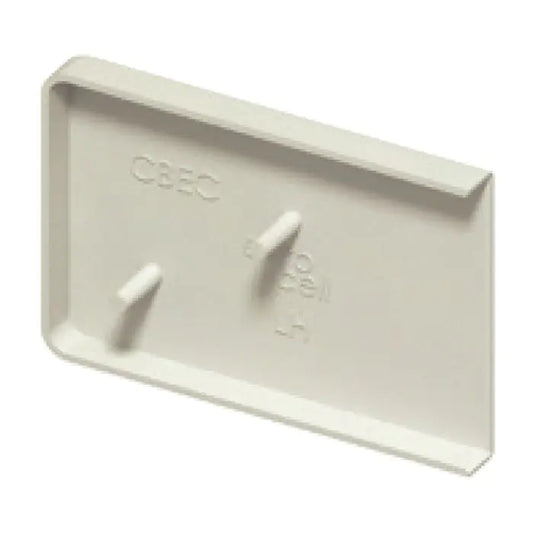 Fascia End Cap - White