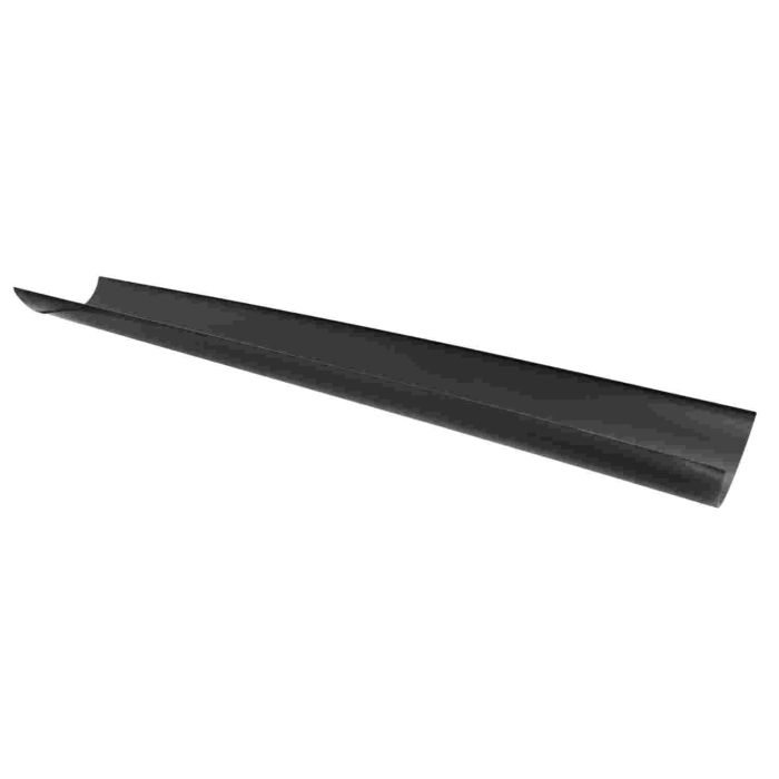 Black Half Round Gutter - 112mm x Length 4m