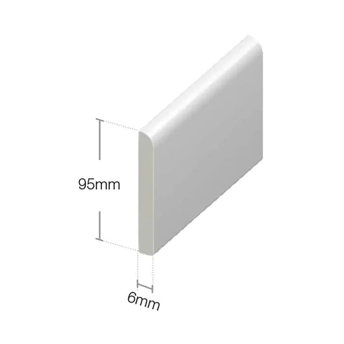 UPVC Multi-Purpose Trim - Golden Oak, 5m x 95mm