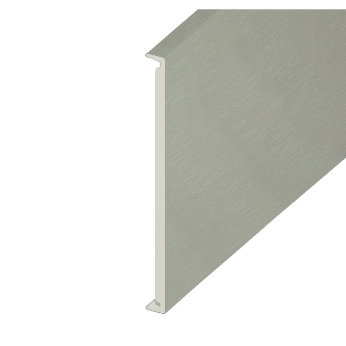 Agate Grey Woodgrain Double Edged Fascia Board - Length 5m x Width 450mm