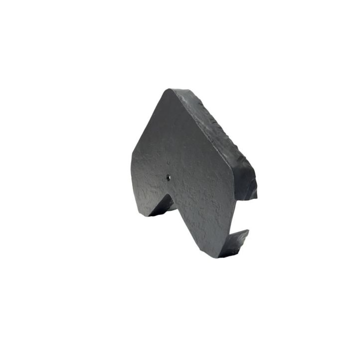 Anthracite Black Envirotile Plastic Lightweight Slate Gable End Cap - Length 178mm x Width 325mm