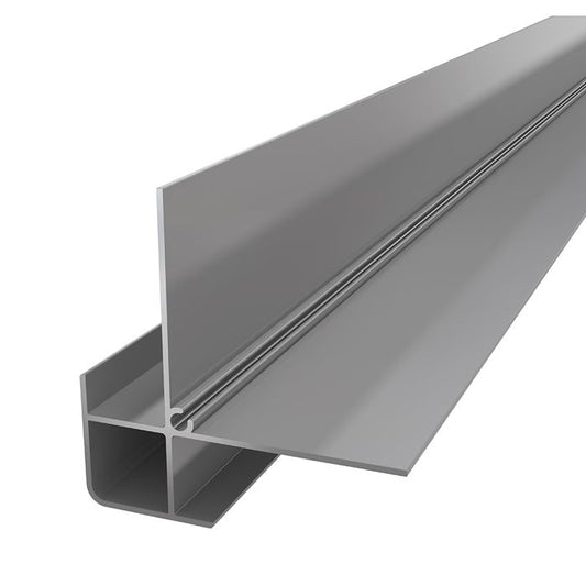 Moondust Grey Horizontal Coastline Cladding 90° External Corner - Length 5m