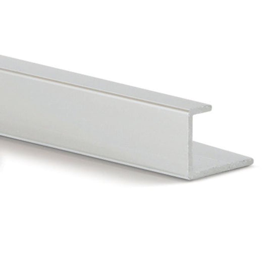 Guardian Decor Cladding Satin Aluminium 10mm Edge Trim - 2.4m