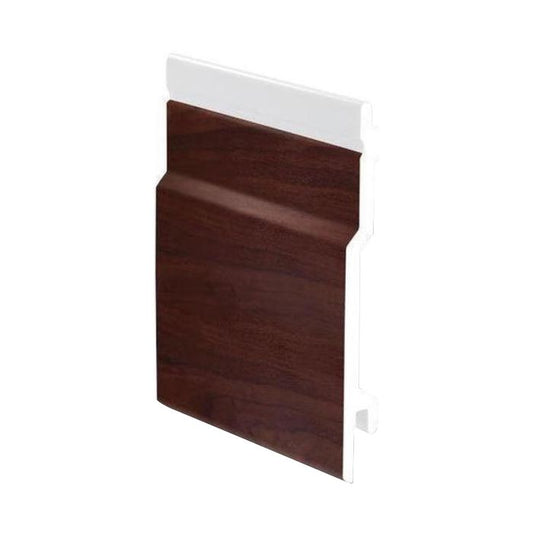 Rosewood Woodgrain Open V Vertical Cladding - Length 5m x Width 100mm