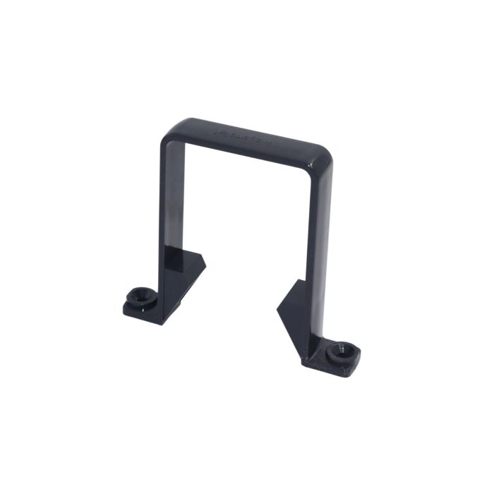Anthracite Grey Square Guttering Downpipe Clip - 114mm