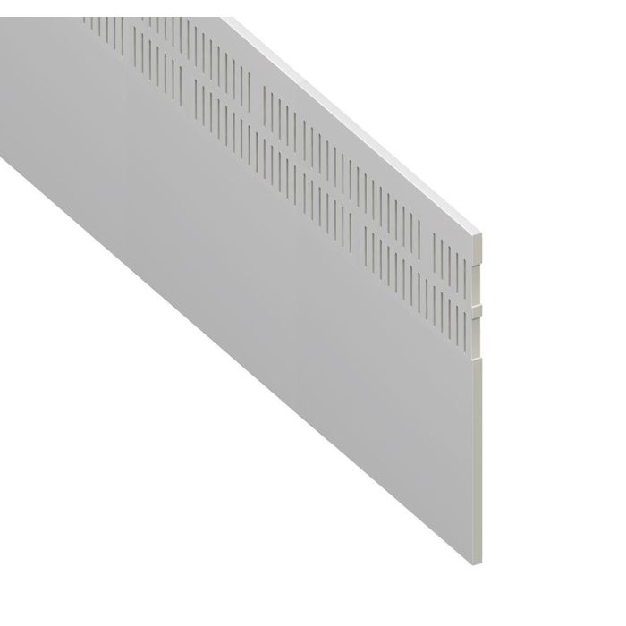 White Double Vented Soffit Board - Length 5m x Width 300mm