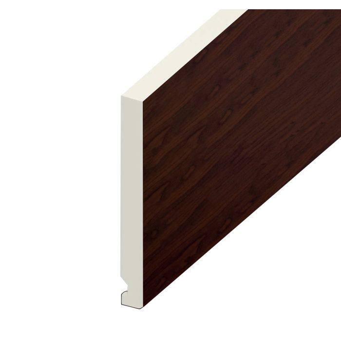 Rosewood Flat Fascia Board - Length 5m x Width 200mm