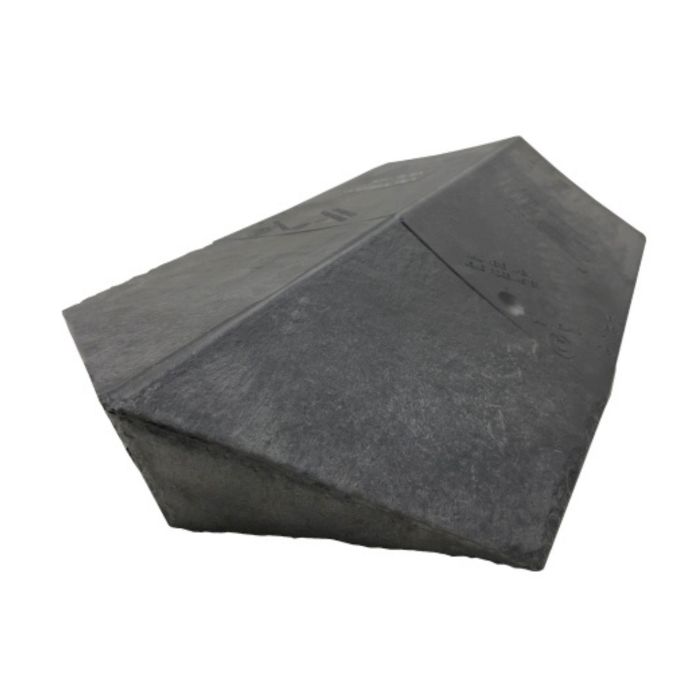 Pewter Grey Tapco Slate Classic Victorian Conservatory Hip End Cap - 430mm x 320mm
